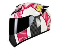 Frcychri Omologato DOT ECE R22-06 Casco Modulare Integrale Moto - con Flip-Up Doppia Visiera Anti Nebbia E Ventilazione Efficiente, Leggero, per Uomini E Donne, Scooter E Racing L,Medium