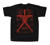 FRDE265wdx PA The Blair Witch Project 1999 Horror Fil Black Tshirt Black M