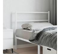 Frdhee Copritesta Per Letto Pannello Imbottitura Testata Copertura Testata,Testiera Metallo Bianco 107 cm, Per Camera Da Letto Decorazione,Può essere Installato Rapidamente