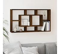 Frdhee Mensola angolare da parete, con 8 scomparti, per cornici, articoli decorativi, barattoli di spezie