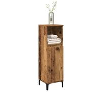 Frdhee Mobile Bagno, Armadietto da Bagno Legno Antico 30x30x100 cm in Truciolato Mobiletti Da Lavabo per Articoli Da Toilette, Vanity Area Di Lavaggio