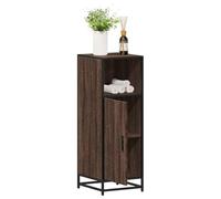 Frdhee Mobile sottolavabo, mobile da bagno, effetto quercia, 35 x 37,5 x 100 cm, materiale in legno, per la cura e gli utensili da bagno, può essere installato rapidamente, molto spazio
