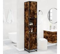Frdhee Mobiletto da bagno, armadietto per lavabo, 35 x 37,5 x 188,5 cm, materiale in legno per lavanderia, doccia, lavanderia