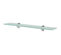 Frdhee Scaffale da cucina da parete, piccolo, in vetro, 60 x 20 cm, 8 mm, da appendere per cornici, articoli decorativi, barattoli per spezie