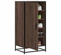 Frdhee Scarpiera per corridoio, scarpiera marrone, effetto quercia, 48 x 38 x 97,5 cm, materiale in legno, per corridoio, soggiorno, camera da letto, design spazioso e tuttavia salvaspazio