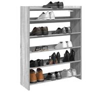 Frdhee Scarpiera salvaspazio, grigio 80 x 25 x 100 cm, materiale in legno, per ingresso, corridoio, soggiorno, design spazioso e tuttavia salvaspazio