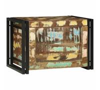 Frdhee Scatola Portaoggetti, Scatola Dei Ricordi, Scatola di Stoccaggio 60 x 40 x 41 cm Legno di recupero Per Entrata Cucina Area Hobby Terrazza Interna Ottimizzazione Dello Spazio