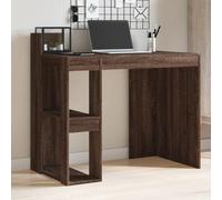 Frdhee Scrivania per bambini, colore marrone, effetto quercia, 103,5 x 56,5 x 94 cm, materiale in legno, per studio, lavoro, casa, camera da letto