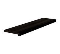 Frdhee Tappeto per scale, gradini per scale, 16 pezzi, marrone scuro, 100 x 25 x 2 cm, in legno massello di quercia, per tutte le scale pulite e lisce