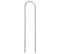 Frdhee Tarp - Telone impermeabile, a forma di U, 25 pezzi, 15 x 3,5 cm, in acciaio zincato, impermeabile, con occhielli per campeggio, giardino, telo impermeabile