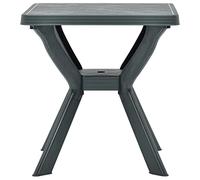 Frdhee Tavolino Da Giardino, Tavolo per Patio, Tavolo da Bistrot Verde 70x70x72 cm in Plastica Tavoli Caffe Per Balcone Portico Anteriore Appoggiare Oggetti Durante Il Relax