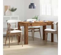 Frdhee Tavolo da cucina estraibile, tavolo da ufficio, tavolo da pranzo, effetto legno vecchio, 120 x 60 x 76 cm, materiale in legno, per piccoli spazi, sala da pranzo, cucina, può essere installato