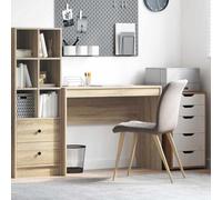 Frdhee Tavolo per computer da gioco, in legno di quercia, 100 x 40 x 76 cm, per camera da letto, dormitorio o appartamento