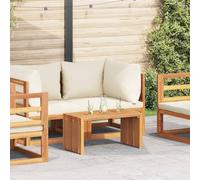 Frdhee Tavolo per Patio, Tavolino Da Giardino, Tavolo Laterale da Giardino Marrone 70 x 37.5 x 35.5 cm Tavoli Picnic Per Portico Anteriore Balcone Incontri Leggeri