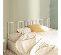 Frdhee Testata Letto, Testiera Letto Moderno, Testata Letto Decorativo Per Camera Da Letto Testata Metallo Bianco 200 cm Per Letto Telaio Camera Da Letto