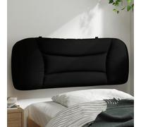 Frdhee Testata Letto Testiera Moderna Per Letti, Capo Letto, Schienale Per Letti, Testiera Cuscino Hvar Nero 100 cm Tessuto Per Accessori Letto Telaio Letto