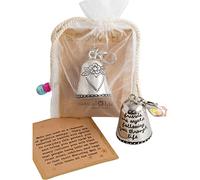 Frdun Angelo benedizione campana sempre con te, benedizione Bell Friends are angeli ornamento angeli al tuo fianco piccola campana d'argento regalo di compleanno per i tuoi compagni e amanti