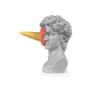 Frdun Aouln David, statuetta creativa di gelato, statuetta di David, moderna e semplice artigianato personalizzato, decorazione da scrivania per ufficio, libreria, per interni ed esterni