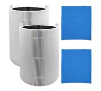 Fre.Filtor 2 filtri HEPA di ricambio al carbonio e 2 pezzi pre-filtro in tessuto per purificatori d'aria Blueair Blue Pure 411 / Blue 3210 / Joy S