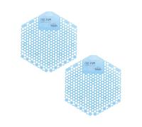 Fre-Pro WAVE 3D - Inserto per pissoir e orinatoio, effetto fresco per 30 giorni, in cotone, 2 pezzi