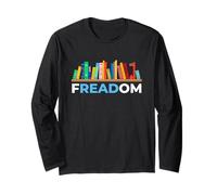FREADOM Celebra la libertà del Libro e la consapevolezza dei Libri vietati Maglia a Manica
