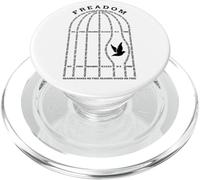 Freadom Lettura Bookish Birdcage Leggi libri Amante dei libri PopSockets PopGrip per MagSafe