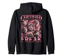 Freak Crazy Cats Bootleg Divertente Felpa con Cappuccio