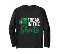 Freak in The Sheets, Contabile Divertente Foglio di calcolo Excel Maglia a Manica