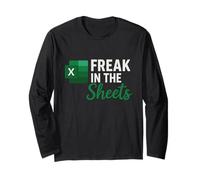 Freak in The Sheets, Contabile Divertente Foglio di calcolo Excel Maglia a Manica
