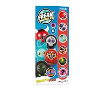 Freak Marbles Totem Pack D, 6 biglie colorate con i loro disegni abbinati, di cui 1 rara. Colleziona, gioca e condividi bambini dai 4 anni in su