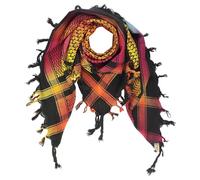 Freak Scene Kefiah - nero - Tie dye-colorato-batik 01-100x100 cm - Shemagh - Sciarpa Arafat Foulard kefiah palestinese 100% cotone