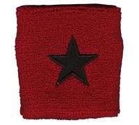 Freak Scene Polsino - Fascia da polso tergisudore ricamata - Stern - rosso-nero