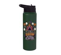 Freak Show ma Make It Cute FunHaus Halloween Stainless Steel Insulated Water Bottle