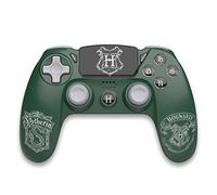 Freaks and Geeks Harry Potter - Manette Sans Fil PS4 - Prise Jack - Boutons Lumineux - Serpentard - Vert