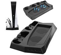 Freaks and Geeks -Stazione di ricarica per 2 controller e console PS5, ventilata