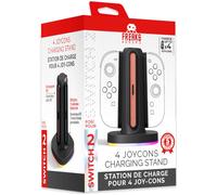 Fraeksandgeeks-Station de Charge pour 4 manettes Type Joy-Cons Switch 2-Noir
