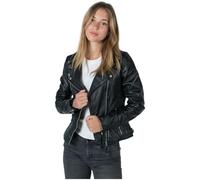 Freaky Nation Biker Princess SR Giacca in Pelle, Senza Luna, S Donna