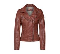 FREAKY NATION Giacca di mezza stagione 'Bikerprincess' marrone / argento Donna FREAKY NATION M marrone / argento