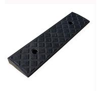 FREAZE Rampa Carrabile Portatile Rampe A Cordolo 3-22cm Altezza, Rampa per Auto di Antiscivolo con Bulloni, Rampe per Cordoli per Veicoli (Color : Black, Size : 50 * 13 * 3cm)