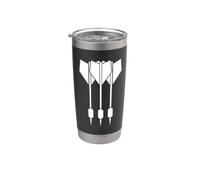 Frecce a dardo Schizzo Dartista Sport agonistico Bicchiere termico in acciaio inox doppia parete