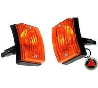 Coppia Frecce Complete Anteriori Arancione Piaggio Vespa PK S SS 50 80 100 125