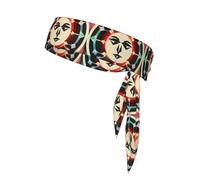 Frecce di caccia Triangoli Cervo Sport Testa Tie Beach Estate Tropicale Cravatta Fascia per il sudore Uomini Donne Elastico Umidità per la Corsa