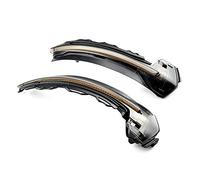 Frecce Dinamiche 2pcs / lot per Audi A3 S3 RS3 8V 2013-2020 Acqua fluente Blinker Lampeggiante Lampeggiante Dynamic Dynamic Signal Signal Side Mirror Light 1 (Emitting Color : Black)