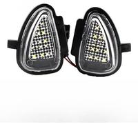 Frecce Dinamiche,Indicatori di Direzione 2 lampadine LED bianche sotto lo specchio for la luce di pozzanghera adatte for VW Golf GTi MK6 6 MKVI 2010-2014