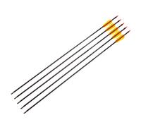 Frecce in fibra di vetro Poe lang 30" set 5 pezzi - nero