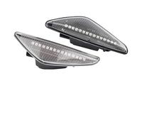 Frecce Laterale Dinamico a LED,per B-MW X3 F25 X5 E70 X6 E71 E72 2008-2014,Indicatore Direzione Laterale Esterno Sinistro o Destro.,Transparent