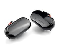 Frecce Laterale Dinamico Indicatore Di Direzione Laterale Lampeggiante Ripetitore Di Segnale Svolta Compatibile Con Nissan Per Versa 2004-2011 OEM 26160-AX00A(Black)