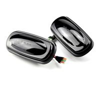 Frecce Laterale Dinamico Luce Di Posizione Lampeggiante Ripetitore Direzione Compatibile Con Land Per Rover Per Freelander 1 2002 2003 2004 2005 OEM XGB000030(Black)