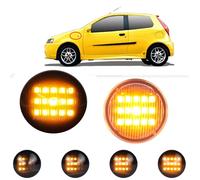 FRECCE LATERALI LED SEQUENZIALI FIAT PUNTO 188 DINAMICHE NERO FUME PROGRESSIVE