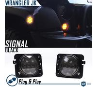 FRECCE Laterali per Jeep WRANGLER JK 2007> Canbus NO ERROR 8 LED Lente Fumé